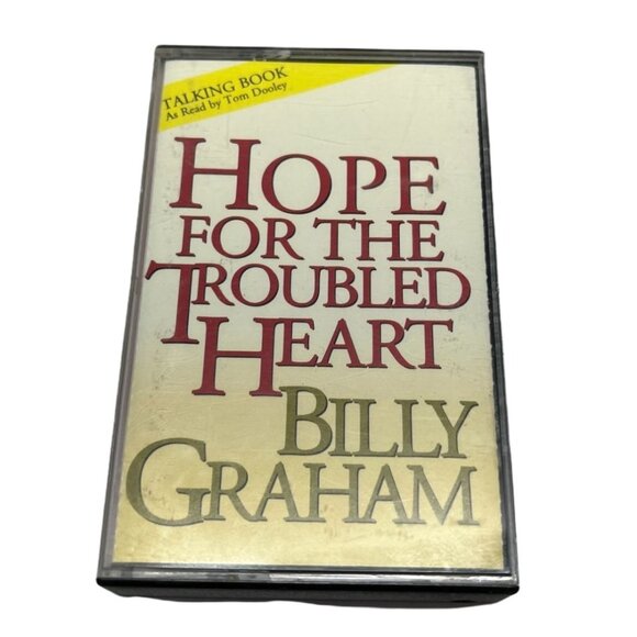 Billy Graham Hope For The Troubled Heart Cassette Tape Talking Book Tom Dooley - Picture 5 of 6